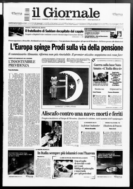 Il giornale : quotidiano del mattino